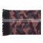 custom acrylic woven fashion leopard scarf with multipurpose tassel