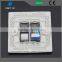 Network Cable Face Plate 1/2 Port Modular Jack Face Plate, RJ45 Keystone Jack Face Plate