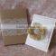 Rustic Chic Vintage Burlap Theme pearl Invitations with Lace & chi flowers