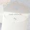 Elegant & Handmade White Wedding Laser Cut Wedding Invitations With Pink Laser Cut Border