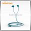 Outstanding voice China wholesale rope cable earphone with mic