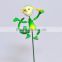 4 Inch Decorative Monkey with Banana Outdoor Yard Plastic Garden Animals Stakes