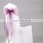 wholesales multi color 10 pcs organza chair sashes plain dyed organza fabric for banquet wedding home and hotel