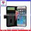 Flip leather phone case with magnetic fastener for iphone 6