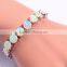 White Opal Stone 925 Sterling Silver Costume Jewelry Imported Bracelets China