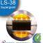 LS-38 Solar road stud/retro-reflective solar road studs/solar powered cat eyes