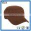 Brown washed cotton custom logo military cap/army cap hat