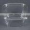 Clear PET PETE Square Tamper Evident Bowl with Lid Bowl2 16 oz. food container                        
                                                Quality Choice