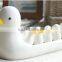 Cute duck Spoon rack ,Ceramic Duckling Spoon Rests ,Chopsticks spoon Storage
