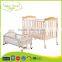 WBC-05A customized color safe bamboo baby wooden convertible crib dimensions