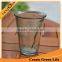 Wholesale 500ml Crushed Crinkle Cup Glass Body