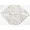 2016 premium oriental pure white marble brick mosaic polished bathroom floor tile