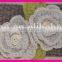 wholesale cotton flowers baby bliss crochet hair band for cheerleading