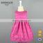 ODM red embroidered/satin baby girls' dresses for 9M/12M/18M/24M/36M baby girls' clothing on sale