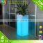 Rechargeable Outdoor l light up Flower Planter led lighted planter pots/plastic planter