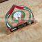 custom make uae falcon 44 national day wood base trophy plaque