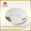 Japanese decal stoneware coffee cups with saucer