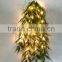 New product artificial led hanging leaf plastic material vine for hanging wall decor