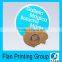 Printed Perfume Label,Clear Cosmetic cartoon sticker labels