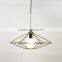 contemporary signle metal in copper or brass drop light