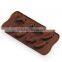 Factory price 2016 fashionable leaf cake silicone pastry mold