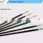 ANY Nail Design Care Cheap Black Wood Handle 6PCS Nail Brush Art Set
