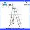 Telescopic Aluminum Ladder Aluminium Double Sided Telescopic Ladder With EN131