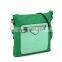 Fashion spring style series contrast color zipper pocket front casual crossbody shoulder bag