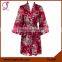 FUNG 3008 New Women Floral Silk Satin Robes