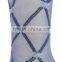 diamond and bownot pattern transparent women ankle silk socks