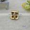 OEm zinc alloy bag parts high quanlity metel turn lock for purse wholesale