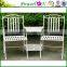 Wholesale Cheap Antique Design Vintage Wrought Iron Folding Chair For Outdoor J30M TS05