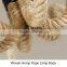 Durable Metal Baking Finish Lamp Ceiling Plate Lighting Woven Hemp Rope Light
