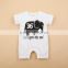 2016 fashion certified organic cotton fabric made organic baby clothes