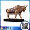 Good quality strong arm cow statue resin animal craft for sale