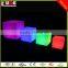 Club and Bar Used Glowing Furniture Polyethylene LED Cube For Sitting
