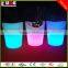 Best selling 16 colors changing luminous plastic beer bucket rechargeable led ice bucket,useful new bar wine cooler