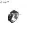 Black Carbon Fiber Ring 8mm Black Plating Tungsten Carbide Engagement Wedding Ring Band