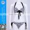 Factory women zebra bikini swimsuit young sexy girls swimwear models