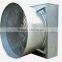 Shutter cone exhaust fan for greenhouse/poultry house