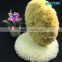 7'' 8''polisher and buffer soft double side wool bonnet and pad with hook and loop for polishing or buffing