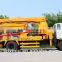 Construction equipment truck-mounted concrete pump