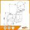 Yekalon stainless steel railing handrail fitting--wall base