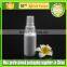 Plastic PE spray bottle 30ml 60ml 80ml 120ml fine mist spray bottle cosmetic spray bottle