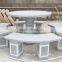 Fast delivery granite bench with wheel