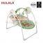 Remote control plastic seat baby swing/musical swing bouncer chair