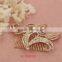 Elegant Clear Crystal Wedding Hair Comb Bridal Hair accessorie can be gold or silver plated