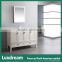 Three-hole faucet 48" bathroom vanity with overflow for house renovation