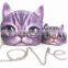 Cat bags 2016 handbags sequins small square shoulder messenger small cat handbag fashion chain lock bag
