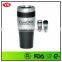 14oz food grade insulated thermal coffee mug with screw lid lid
